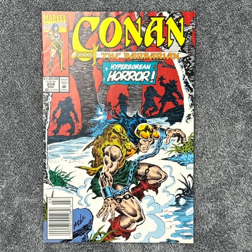 Conan the Barbarian #254 Marvel Comics 1992 Hyperborean Horror Terminator 2 Ad